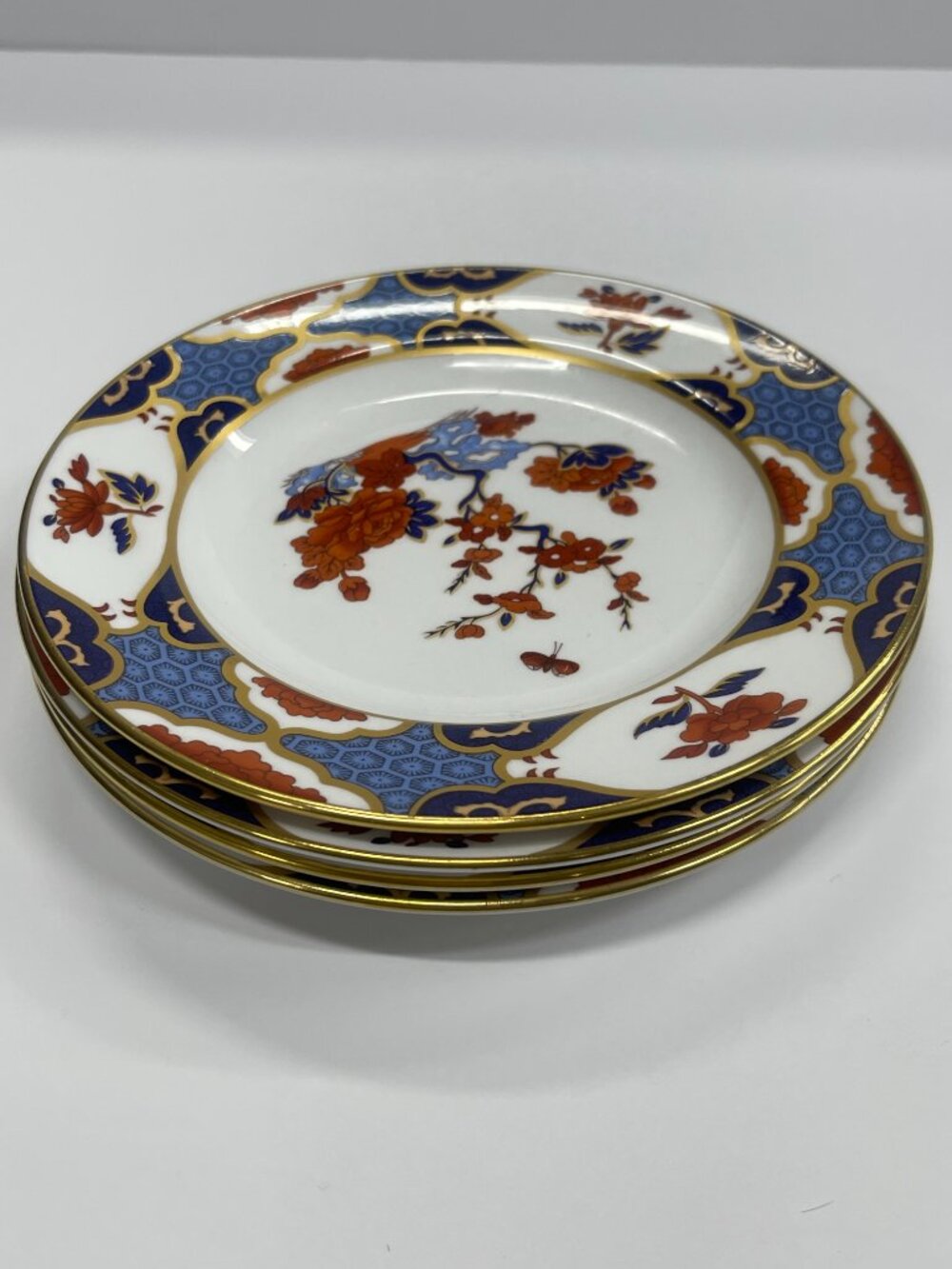 Spode Shima Fine Bone China 6.5" Plates Set of 4 - Picture 6 of 6